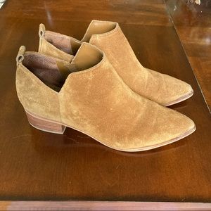 Marc Fisher Suede Pointed Toe Booties